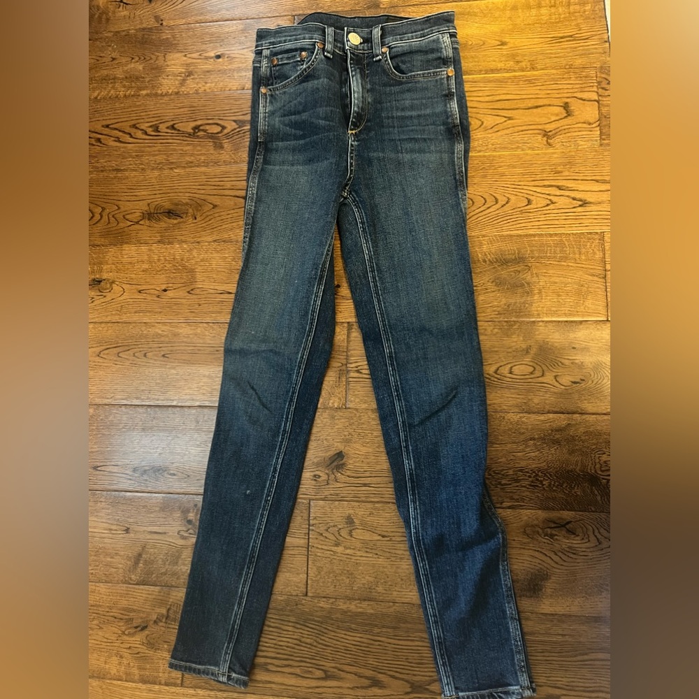 Rag & Bone // Dark Wash Skinny Jeans